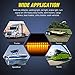 Nilight 16Inch Trailer Marker ID Bar 2PCS 11 LED Amber Turn Signals Tail Light DOT Compliant IP65 Waterproof for Truck Trailers Cargo Carriers