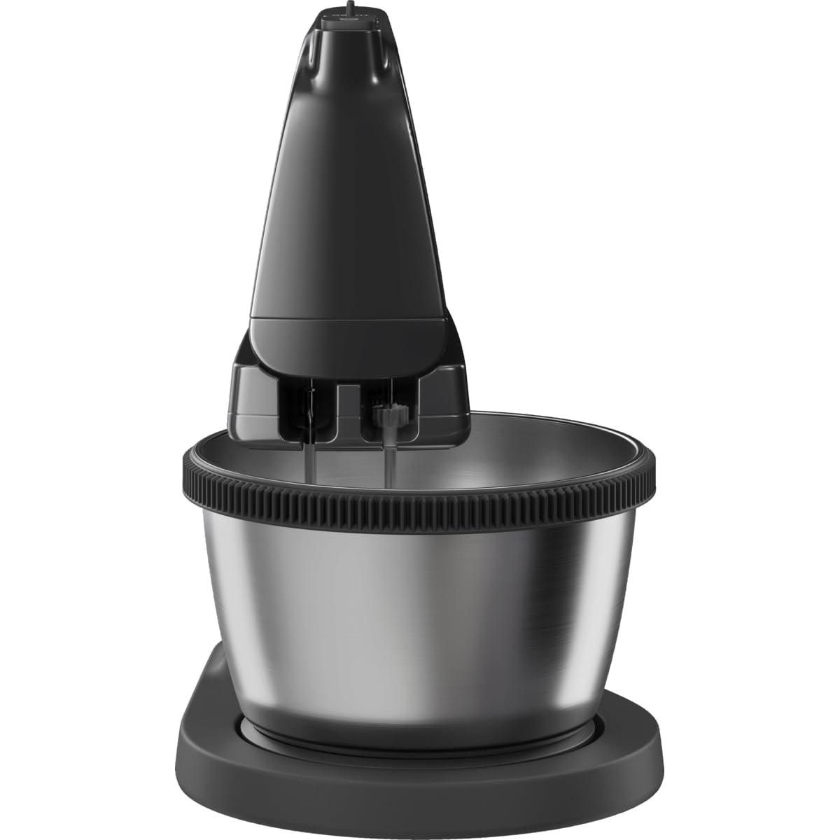 AEG ASM4B 5000 Series Standmixer - 500W Motor,5 Geschwindigkeitsstufen,Turbo-Funktion,2 Rührbesen,2 Knethaken,Spülmaschinenfest,34% recycelter Kunststoff,Zubehörstation,Granite Grey