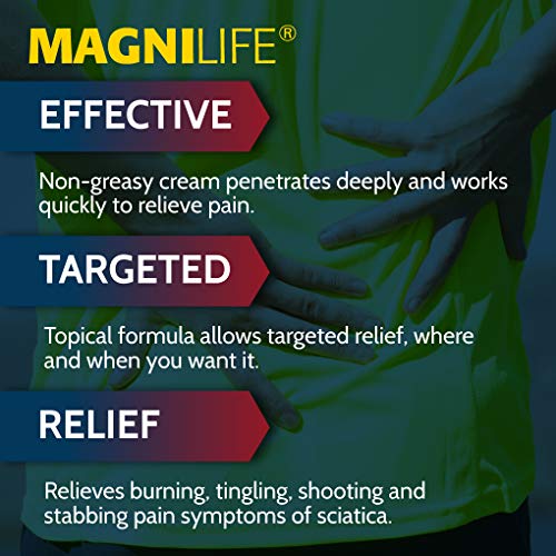 MagniLife Leg & Back Pain Relief Cream, Fast-Acting Pain Relief, Naturally Soothe Burning, Tingling and Stabbing Pains with Aloe and Calendula - 4oz - Image 3