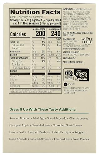 Image of 365 by Whole Foods Market, Organic Long Grain & Wild Rice Pilaf, 6 Ounce