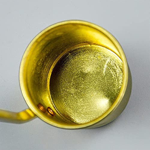 Mnssrn Cucchiaino Di Vino In Rame Puro, Imbuto Manico Lungo, Imbuto Della Cucina, Utilizzato Per Il Trasporto Di Liquidi, Bevande, Birra, Imbuto Di Vino Domestico,100Ml - 6