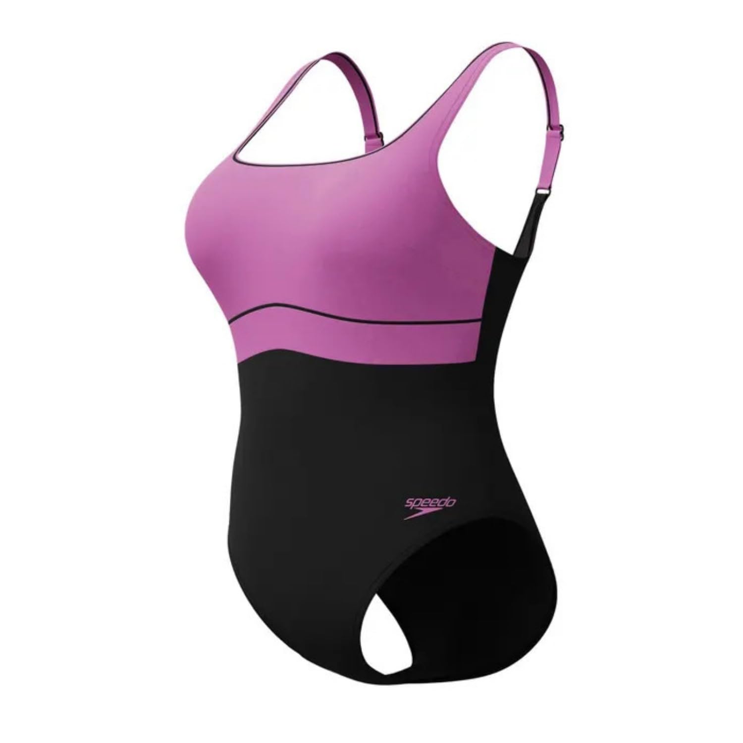 Speedo SPDSCU CNTR Eclipse - Costume da bagno da donna con spalline regolabili