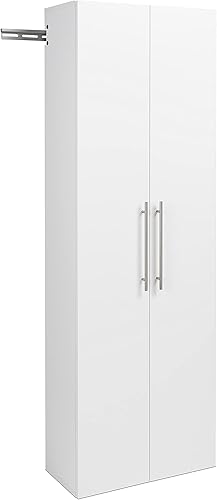 Miniatura 49 de Prepac HangUps - Armario de almacenamiento grande, color gris claro inmaculado de 36 pulgadas con estantes y puertas de almacenamiento, ideal para
