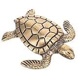 Tortue rétro - son design original en forme de tortue en cuivre apporte une touche vintage à votre intérieur. compacte et facile à déplacer, elle trouvera parfaitement sa place sur votre bureau