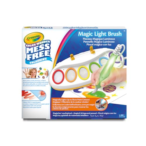 CRAYOLA - Color Wonder Magic Light Brush, Smudge-Free Painting, Gift Idea for Children Ages 3+, International Version, 75-7131 - Image 2