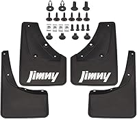 Vista 5 de JSCARLIFE Kit de guardabarros para S-uzuki Jimny BJ74 2019-2022 Juego Premium Delantero y Trasero de Guardabarros Protectores contra Salpicaduras