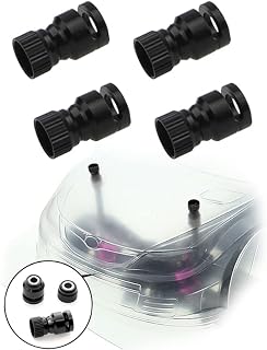 4Pcs ShareGoo Metal RC Body Shell Mount Column Hole Locator for 4-6mm RC Car Shell Compatible with HSP HPI Tamiya Axial 1/10 RC Car Truck