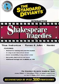 DVD The Standard Deviants - Shakespeare Tragedies - Titus Andronicus, Romeo & Juliet, Hamlet [DVD] Book
