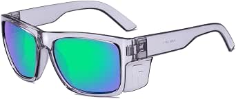 UV400 Polarized Safety Sunglasses – ANSI Z87.1 Certified, 100% UV Protection, Anti-Glare, Impact Resistant
