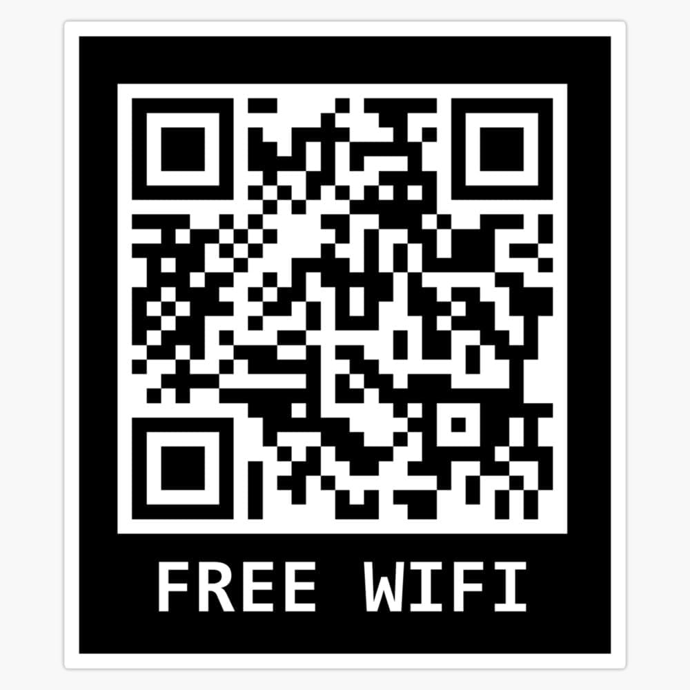 Amazon.com - Rick Roll - Free WiFi ! Free WiFi QR Code Bumper Sticker
