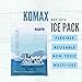 Komax Reusable Gel Ice Packs for Lunch Bags, Set of 6, Slim Design, 8 Hour Cooling, BPA-Free, Food-Safe