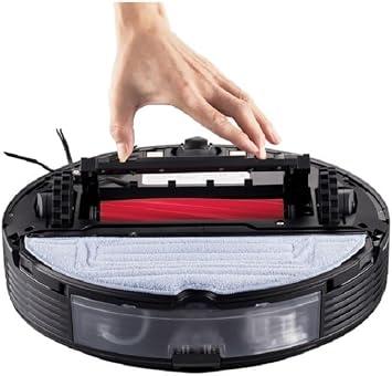 Roborock İle uyumlu Ana Fırça Kapağı, Roborock S7, S7 Plus, S7 MaxV, Ultra ile Uyumlu, Siyah, ABS Plastik
