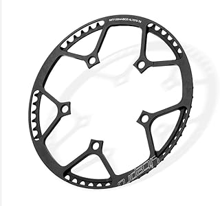 London Craftwork Lightweight 58T Chainring & chainguard For BROMPTON Black 135g