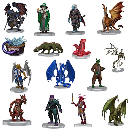 WizKids D&D Icons of The Realms Miniatures: Set 22 - 8 Count Booster Brick. Assorted Pre-Painted Miniatures - Dungeons & Dragons