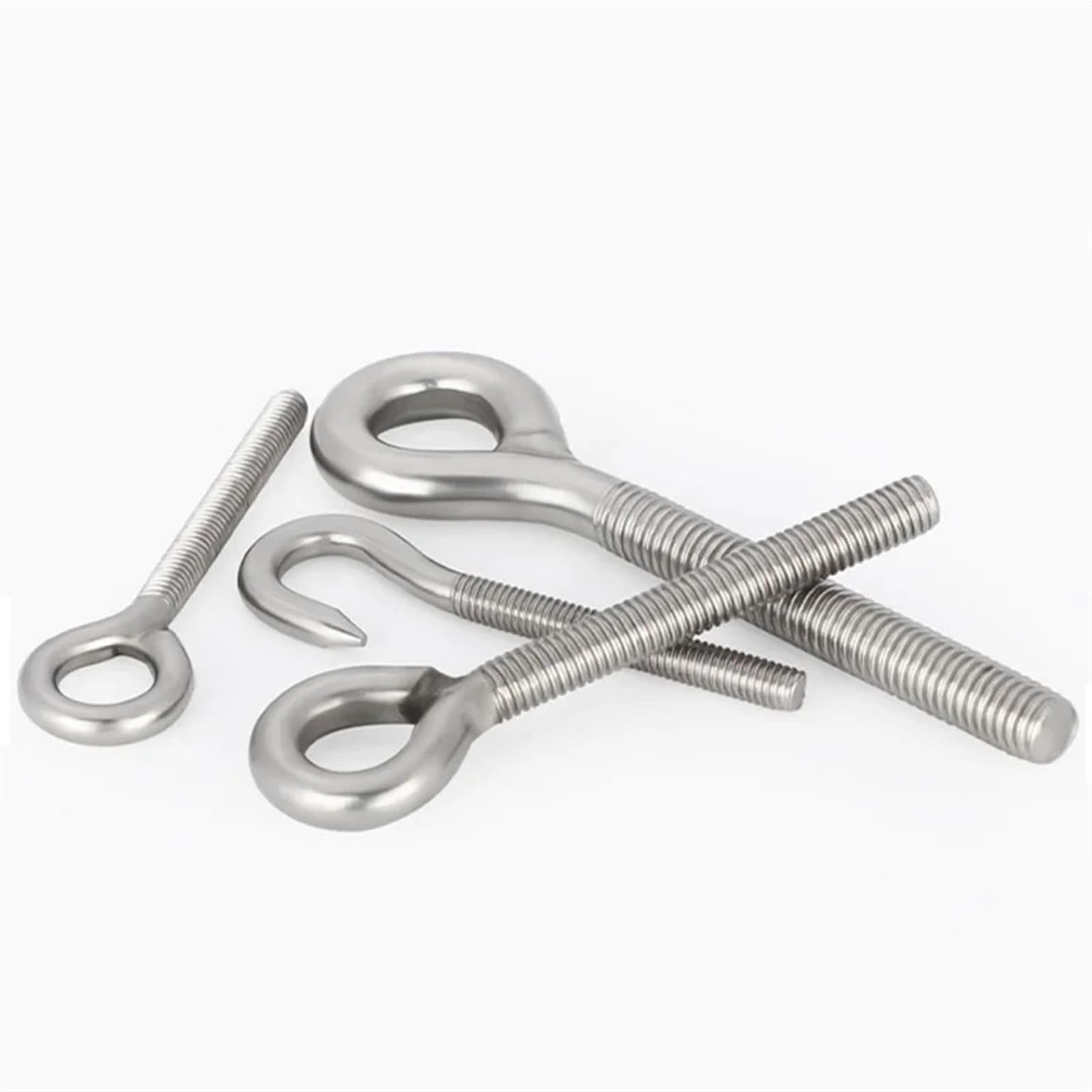 Tornillo De Anillo De ElevacióN Acero inoxidable 304 M4 M5 M6 M8 M10 M12 M14 M16 M18 M20 M22 M24 cáncamo cáncamos de elevación tornillos ojo perno(M24 1PC)