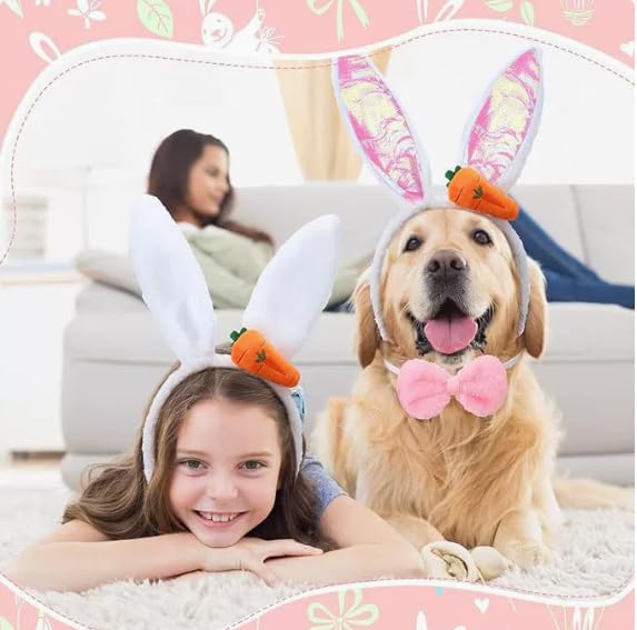 Disfraz Conejo de Pascua para Perros y Gatos 7 Piezas miniatura 4