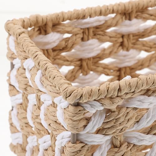 Panier tressé design chic et créatif pour sublimer le rangement du salon