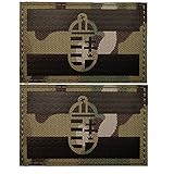 Hungary Flag IR Infrared Reflective Patches, Hungarian Flags Tactical Military Morale Badges Sew On Appliques Hook and Loop Fasteners Attach