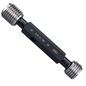 5/8-11 UNC Thread Plug gage 2B GO NOGO 100% calibrated Ship by FedEx Delivery in 4 Days
