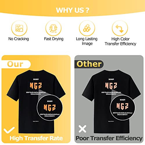 Dtf Transfer Film 100 Sheets ，A3 (11.7" X 16.5") Transfer Film Glossy Clear Pretreat For Epson Inkjet Printer Dtg Printer Direct Print On T Shirts Textile #TOP3