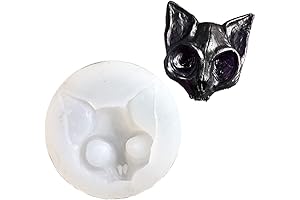 Epoxy Resin Eye Kitten Charm Silicone Mold Sphynx Cat Mold, Raven Skull Head Mold