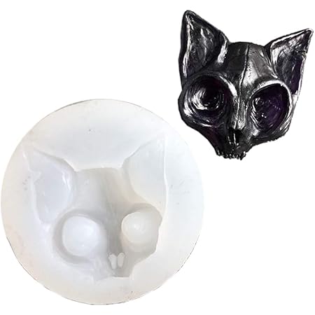 Yo Happy Resine Epoxy Oeil Chaton Charme Moule En Silicone Sphynx Chat Moule Corbeau Crane Tete Moule Amazon Fr Cuisine Maison