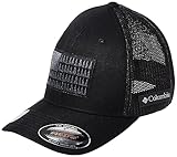 columbia mesh tree flag ball - berretto da baseball da uomo, uomo, cappello da baseball, 1837101, nero, l xl