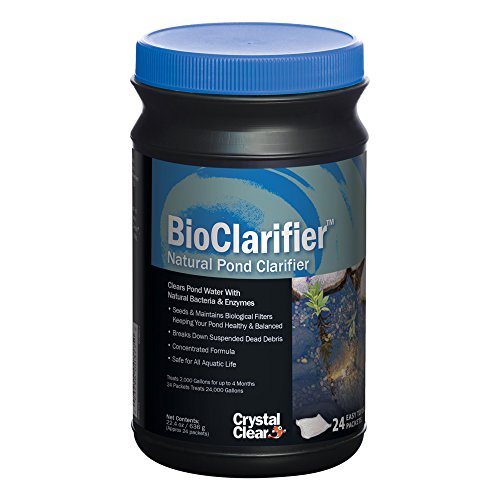 Crystalclear Bioclarifier - Natural Pond Clarifier - 24 Packets Treats Up To 24,000 Gallons #TOP1