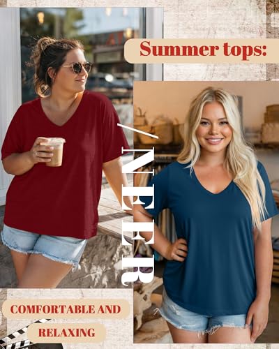 Image of Neer 3 Pack Plus Size Women's T-Shirts