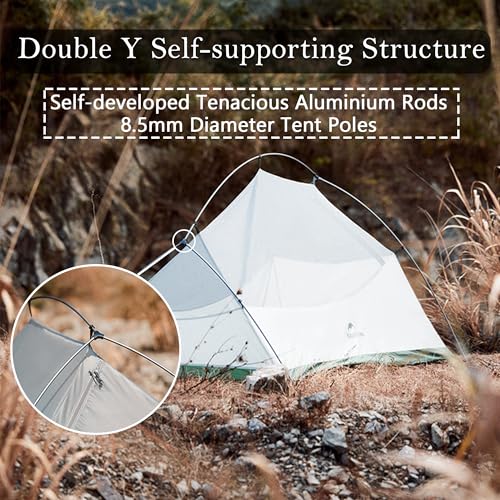 Carpa Naturehike para 1 o 2 personas, 3 estaciones miniatura 4