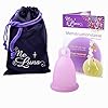 Me Luna Menstruatiecup Soft, ring, roze, maat L