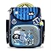 Produktbild HCC& 3D Pirat/Auto Junge Schultasche Schützen Sie die Wirbelsäule Grundschüler Rucksack Rucksack,A