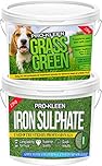 Pro-Kleen 2.5KG Lawn Feed Fertiliser for Thicker Greener Grass 2.5KG Iron Sulphate Damp Grade Lawn Tonic