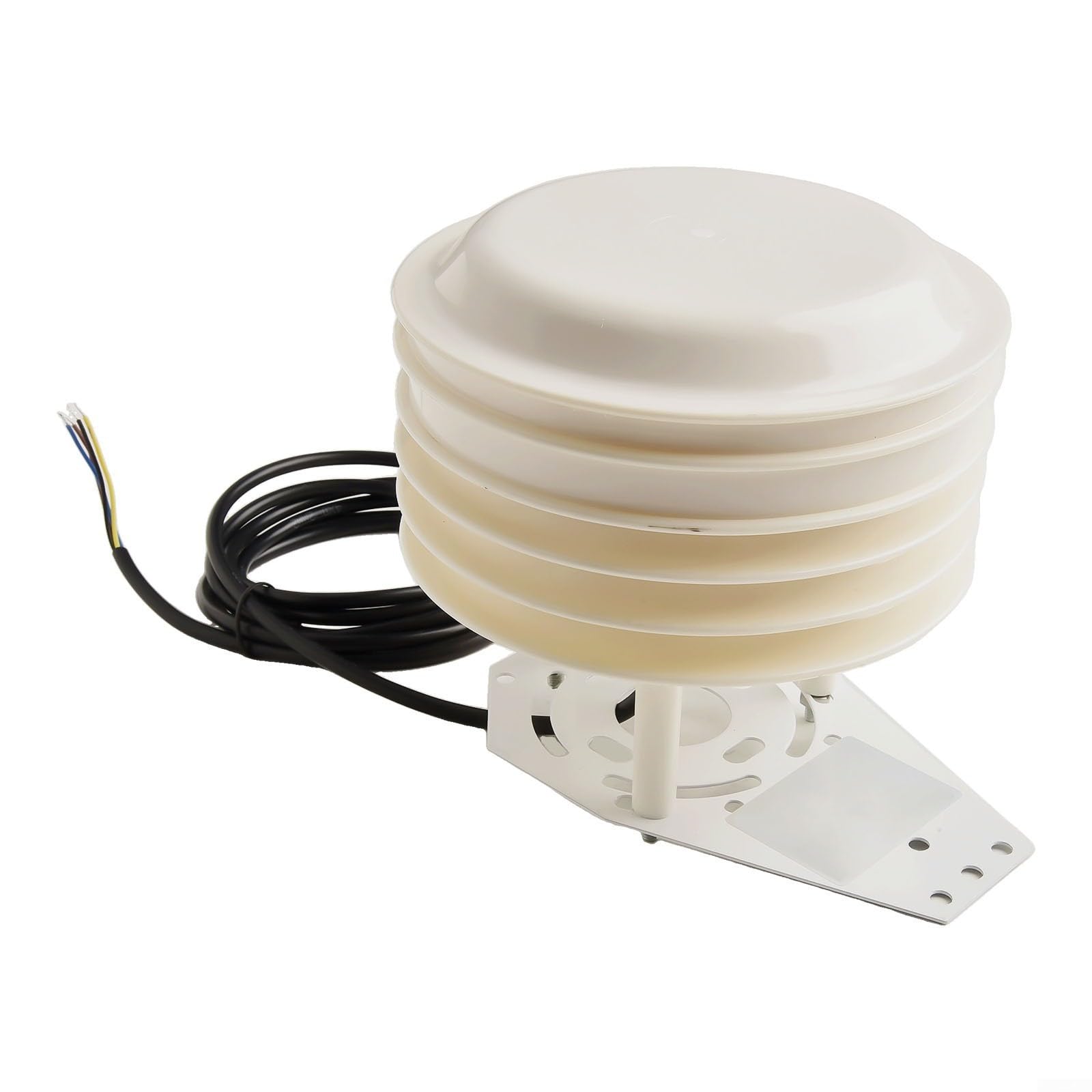 ABS Wetterstation Shutter Box Strahlungsschutz Temperatur Luftfeuchtigkeit Sensor zum Schutz 140 x 78 mm Meteorologie Landwirtschaft Gewächshaus Überwachung (Temp&hum)