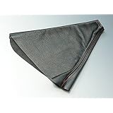 サイドブレーキブーツ〈本革製〉(ブラック／レッドステッチ)[マツダNC1(2005年8月-2008年12月）ロードスター用]