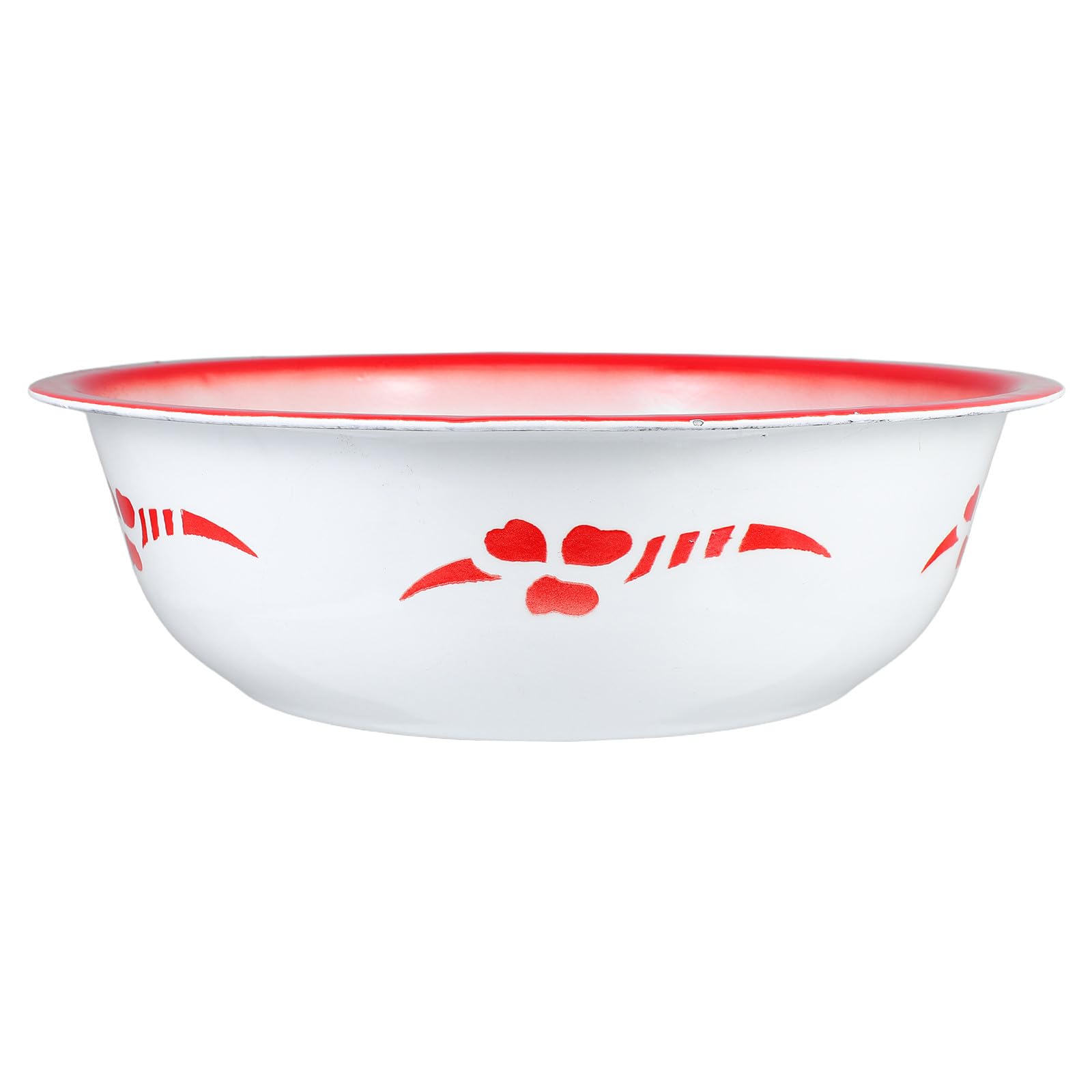 Bassine en émail vintage pour préparer les repas de famille et décorer