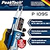 PeakTech 1095 – Testeur de Tension AC/DC 2 Pôles, Affichage LED, Résistant à la Poussière et aux Éclaboussures (IP64), Testeur de Continuité, Voltmètre 12V - 690V