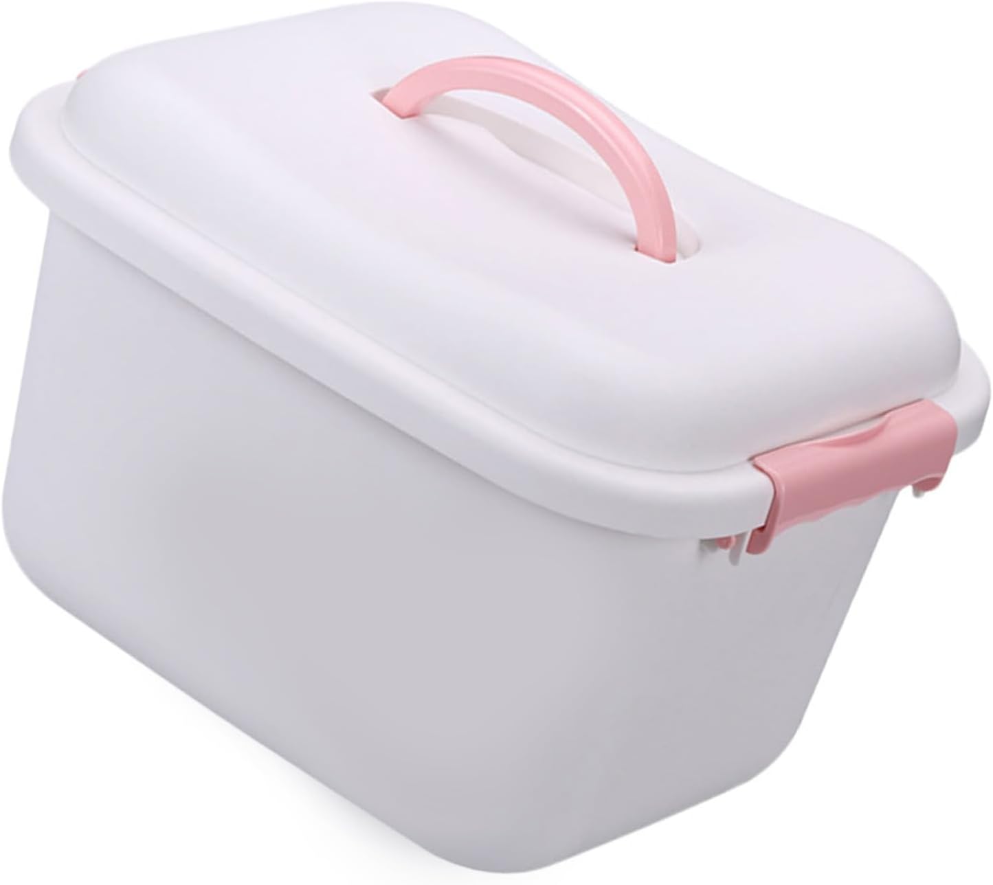 Alipis 1pc Plastic Medicine Box Medicine Storage Cabinet Portable Storage Box Family Plastic Organizer Portable Kit Case Emergency Case White