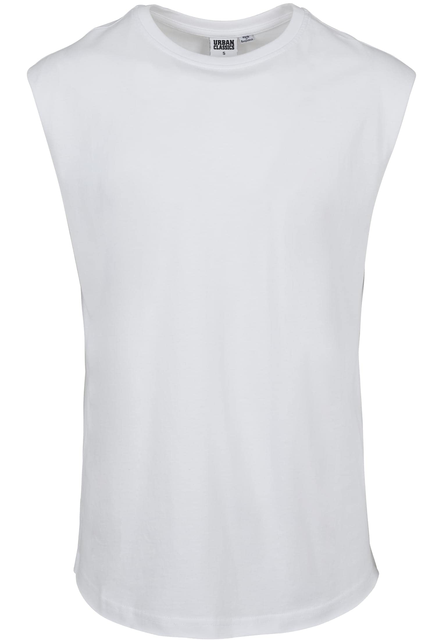 Urban Classics Open Edge Sleeveless tee Hombre Camiseta Negro Regular
