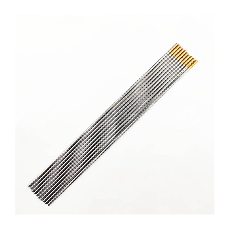 WL15 1,5% Lantowane elektrody wolframowe Tig Pręty spawalnicze 1,0/1,6/2,0/2,4/3.0/3.2 Złoto elektrody TIG do spawania TIG(3.2mm,Lenght 150mm)