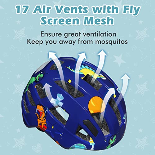 Kids Bike Helmet For Boys And Girls - Zacro Bike Helmets For Kids Ages 5-8-14 Years, Adjustable And Lightweight Bicycle Helmets With Reflective Stickers #TOP4