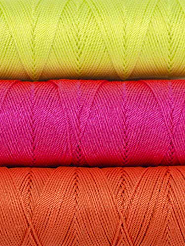 Bon Tool 11-873 E-Z-C Line - Nylon #15 Twist - 350' Neon Yellow #TOP4