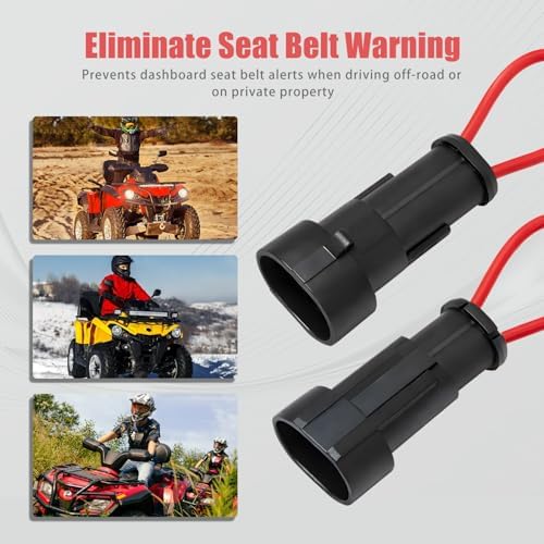 Seat Belt Bypass Plug for Can-Am Defender Maverick X3 Commander UTV — 사진 5