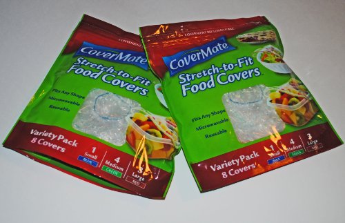 Stretch-to-fit Food Covers (2 Pack)