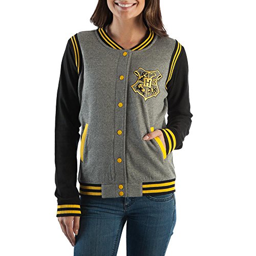 HARRY POTTER Juniors Hufflepuff Quidditch Jacket (X-Large)