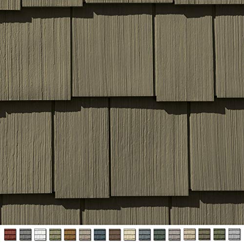 CertainTeed Cedar Impressions Perfection Double 7 Inch Staggered Shingle Siding (1/2 Square)