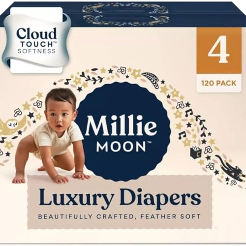 Image of Milm Baby Diapers – Ultra Soft, Leak-Proof, Hypoallergenic Disposable Diapers (4)