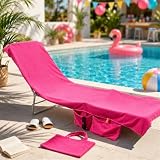 Morbuy Fundas Tumbona con Bolsillo,75x211cm)