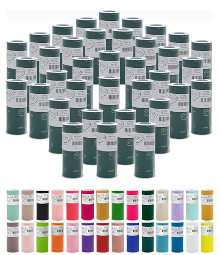 Image of Expo International Value Pack of Decorative Matte, 36 Rolls /Spools of 6 inch Tulle, 6 Inch x 25 Yards (Pack of 36), Teal