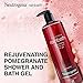 Neutrogena Rainbath Rejuvenating and Cleansing Shower and Bath Gel, Moisturizing Body Wash and Shaving Gel with Clean Rinsing Lather, Pomegranate Scent, 16 fl. oz